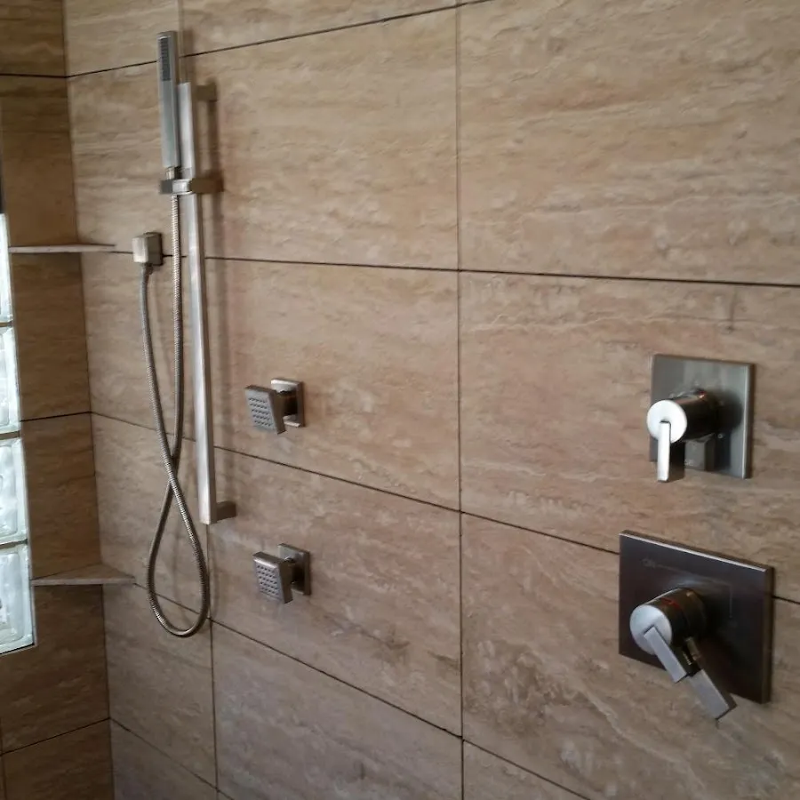 Shower fixture installation for Water Heater Replacement in Beekmantown